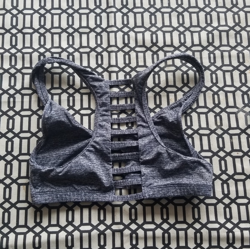 Pink sport bra